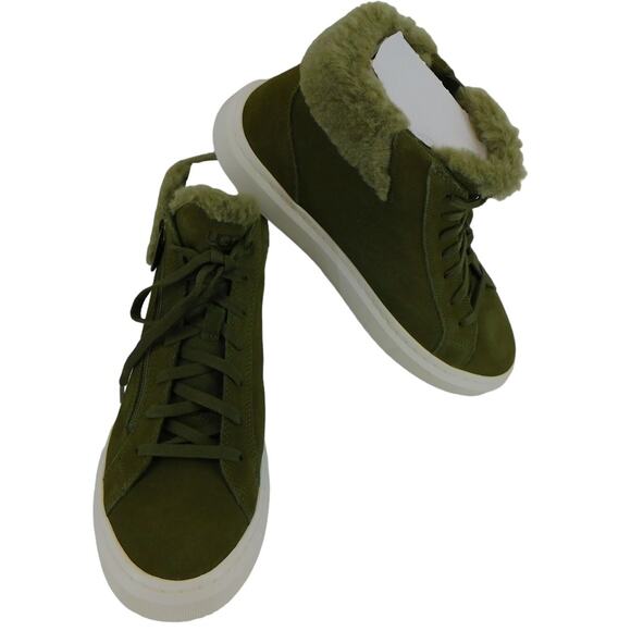 UGG Womens Alameda Mid Zip Burnt Olive Sneaker Size 7 Boot - Picture 2 of 10